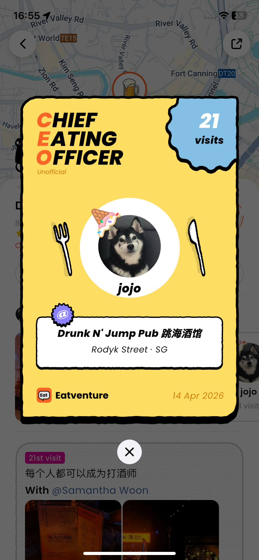 Chief Eating Officer badge